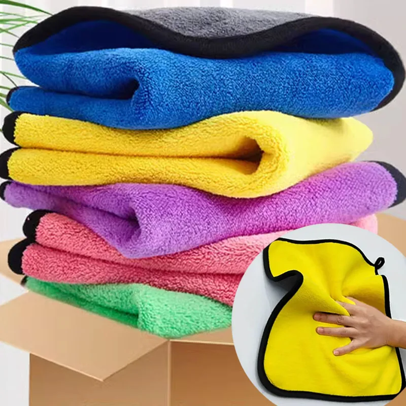 Microfiber Towel Detailing - Serviettes de nettoyage épaisses en microfibre