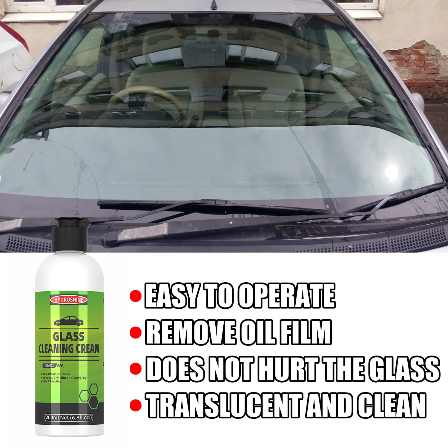 Hydroshine – crème dissolvant  - Glass Cleaner Streak avis et prix